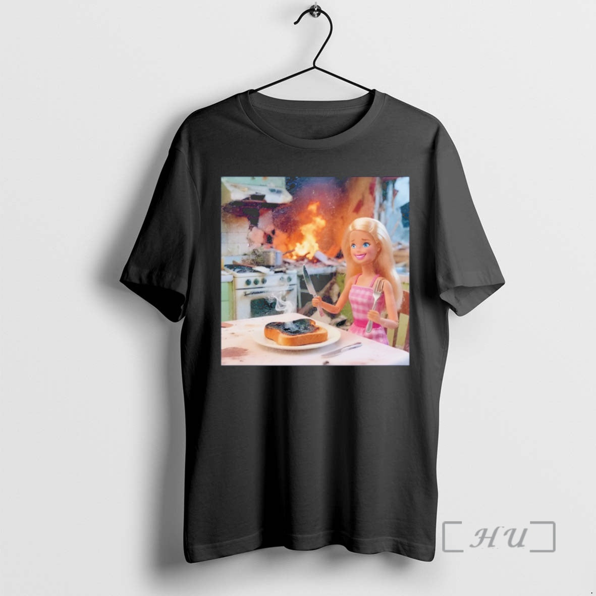 Officials Babies Distressed Doll Face Kitchen Fire Meme T-Shirts, Hoodie, Sweatshirt | PrintMintTees.com