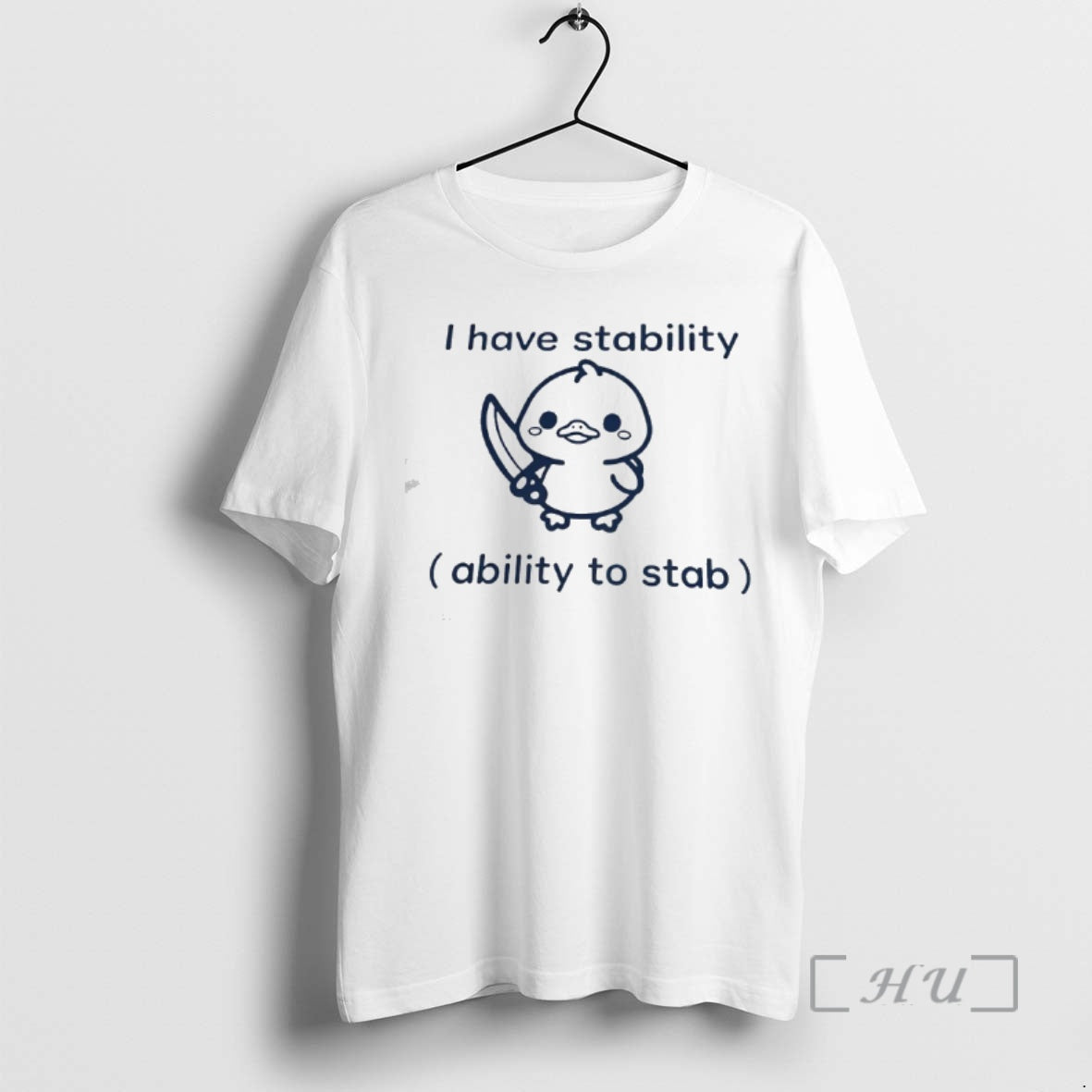 Officials Baby Duck Holding Knife I Have Stability Ability Stab T-Shirts, Hoodie, Sweatshirt