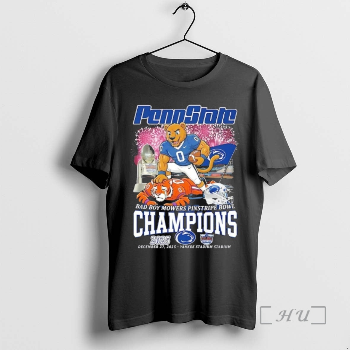 Officials Bad Boy Mowers Pinstripe Bowl Champions Penn State Nittany Lions Yankee Stadium Premium T-Shirts, Hoodie,...
