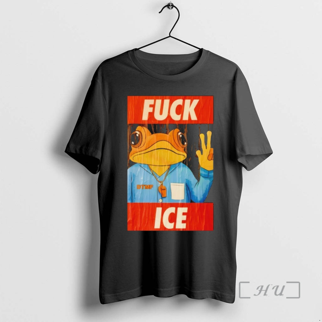 Officials Bad Bunnys Frog Dtmf Fuck Ice Vintage T-Shirts, Hoodie, Sweatshirt | PrintMintTees.com