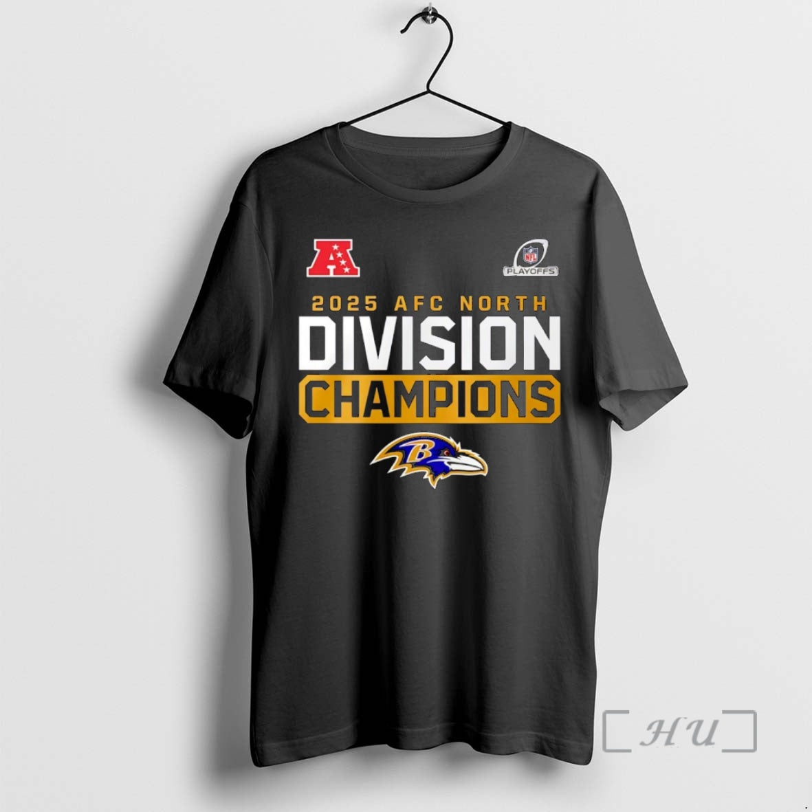 Officials Baltimore Ravens 2025 Afc North Division Champions T-Shirts, Hoodie, Sweatshirt | PrintMintTees.com