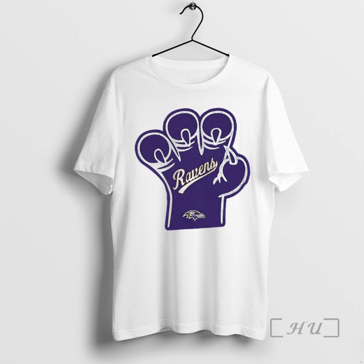 Officials Baltimore Ravens Football Foam Claw T-Shirts, Hoodie, Sweatshirt | PrintMintTees.com