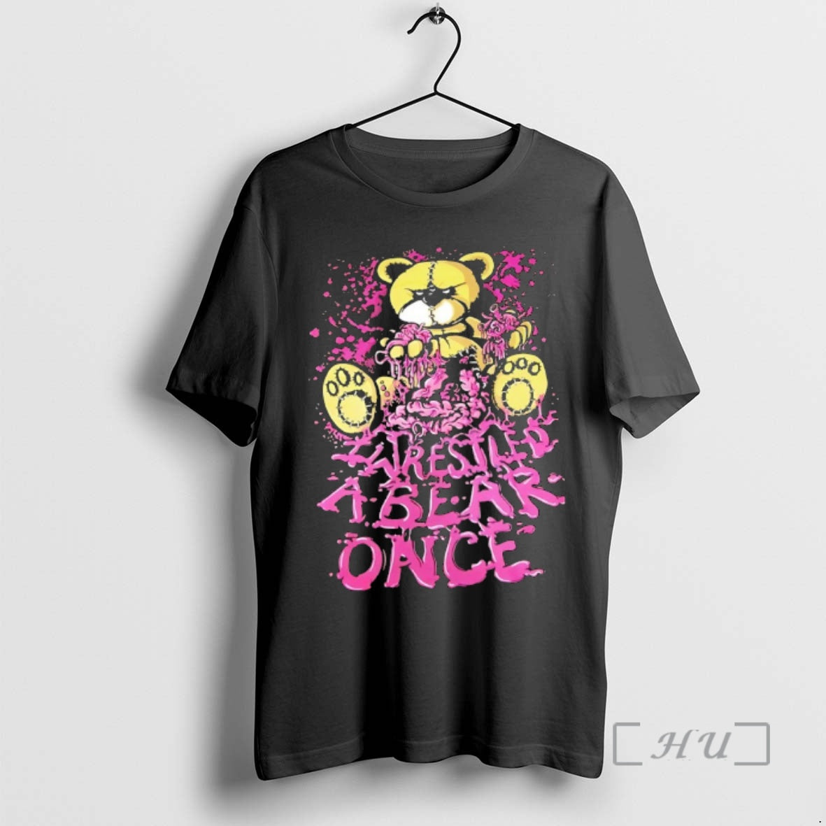 Officials Bear I Wrestled Bear Once T-Shirts, Hoodie, Sweatshirt