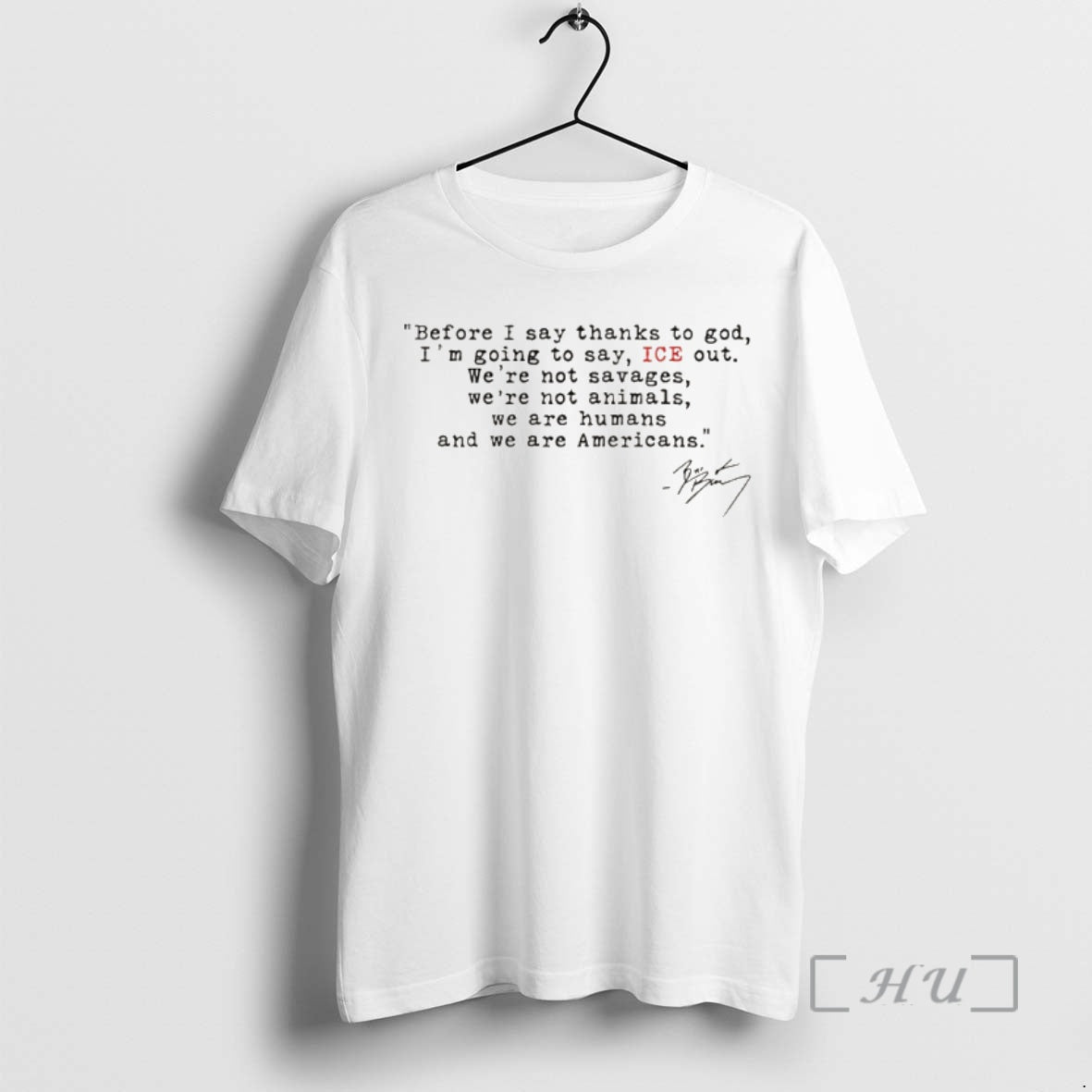 Officials Before I Say Thanks To God Im Going To Say Ice Out Bad Bunny T-Shirts, Hoodie, Sweatshirt | PrintMintTees.com