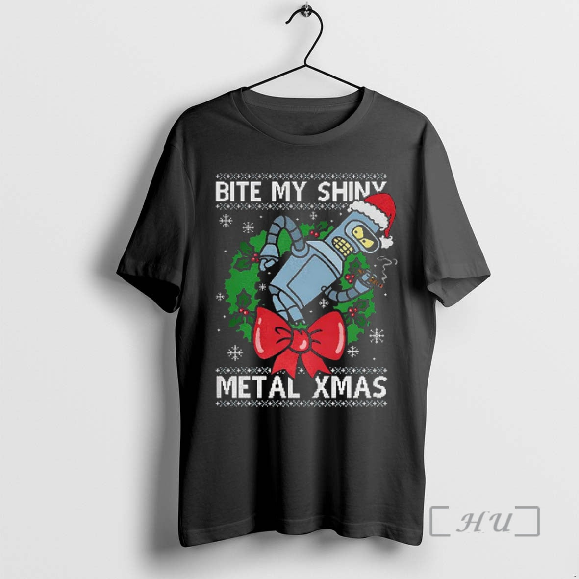 Officials Bender Bite My Shiny Metal Ugly Christmas T-Shirts, Hoodie, Sweatshirt | PrintMintTees.com