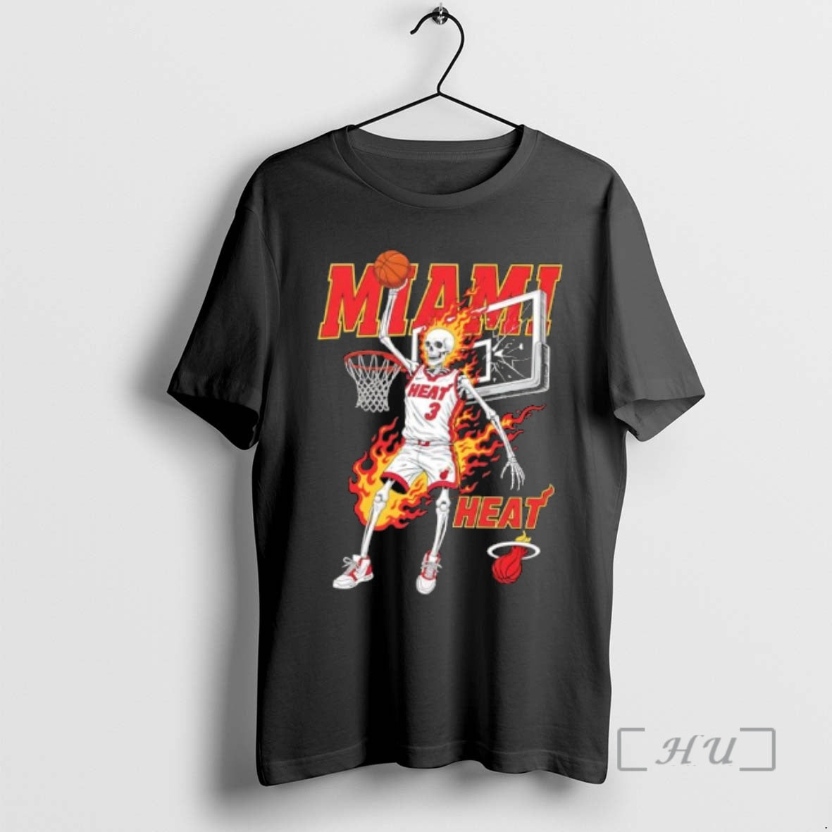 Officials Best Miami Heat Mens Basketball Skeleton Player Fire T-Shirts, Hoodie, Sweatshirt | PrintMintTees.com