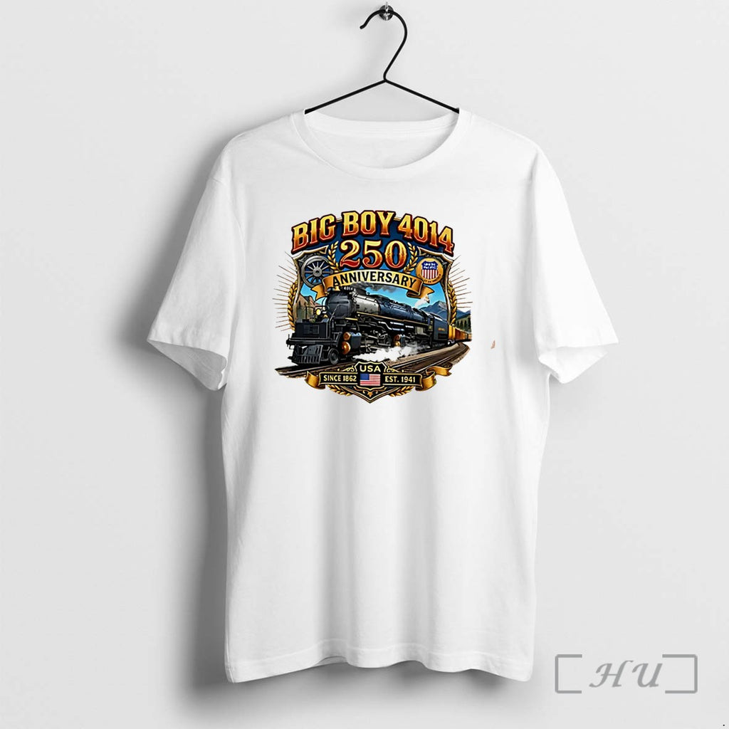 Officials Big Boy 4014 Train Usa 250th Anniversary Tee