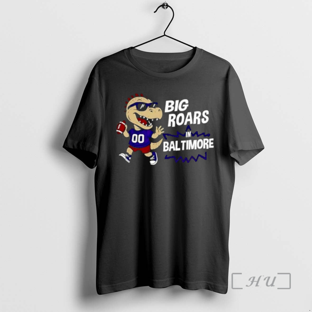 Officials Big Roars In Baltimore Ravens Dinosaur Cartoon Funny T-Shirts, Hoodie, Sweatshirt | PrintMintTees.com