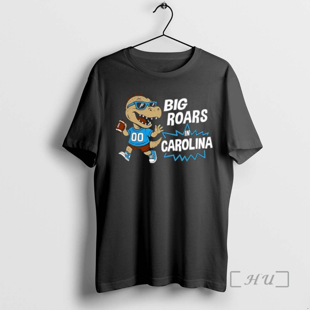Officials Big Roars In Carolina Panthers Dinosaur Cartoon Funny T-Shirts, Hoodie, Sweatshirt | PrintMintTees.com