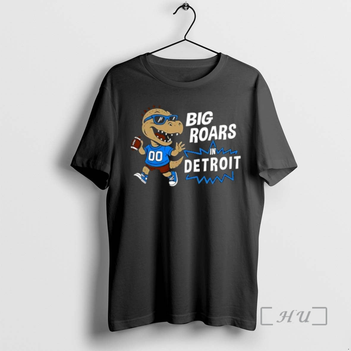 Officials Big Roars In Detroit Lions Dinosaur Cartoon Funny T-Shirts, Hoodie, Sweatshirt | PrintMintTees.com