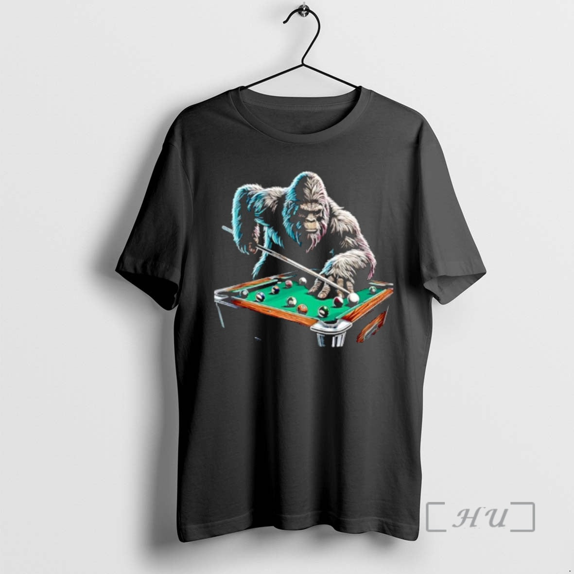 Officials Bigfoot Sasquatch Billiards Pool Player T-Shirts, Hoodie, Sweatshirt | PrintMintTees.com