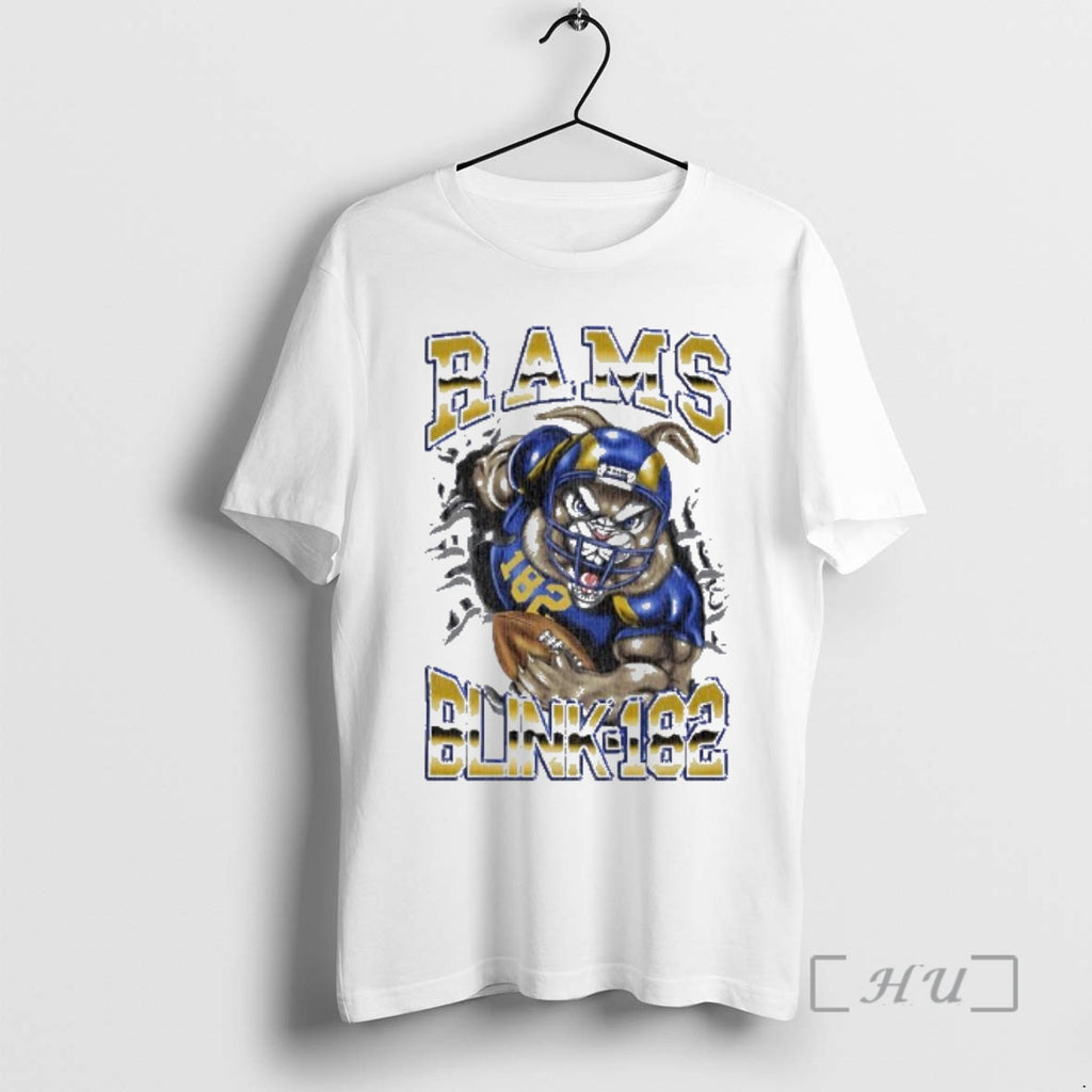 Officials Blink 182 X La Rams Touchdown Event T-Shirts, Hoodie, Sweatshirt | PrintMintTees.com