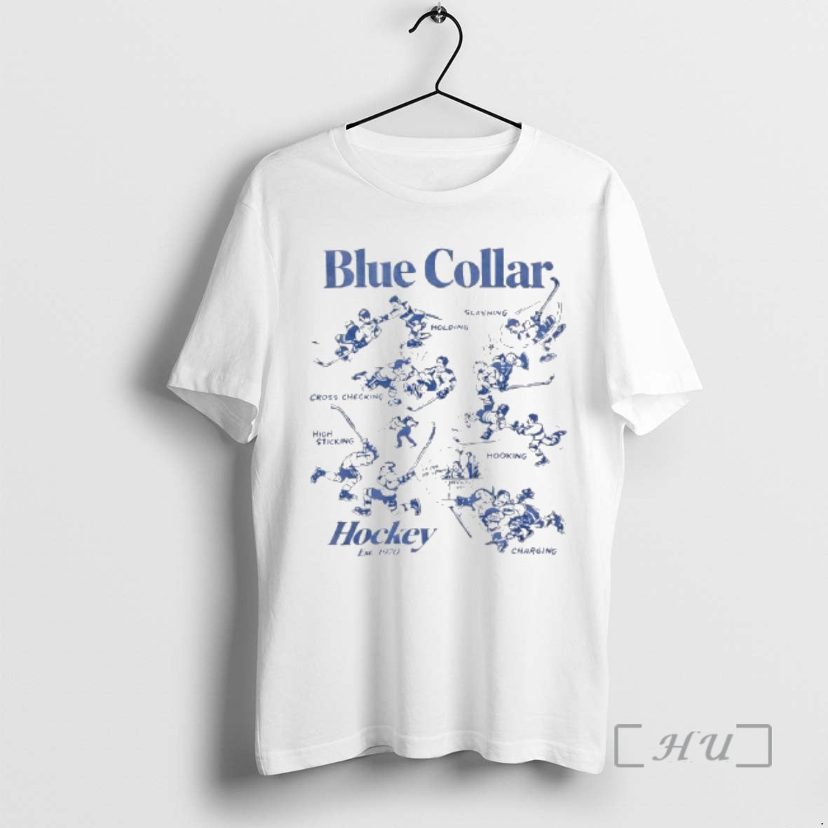 Officials Blue Collar Hockey Est 1970 T-Shirts, Hoodie, Sweatshirt | PrintMintTees.com