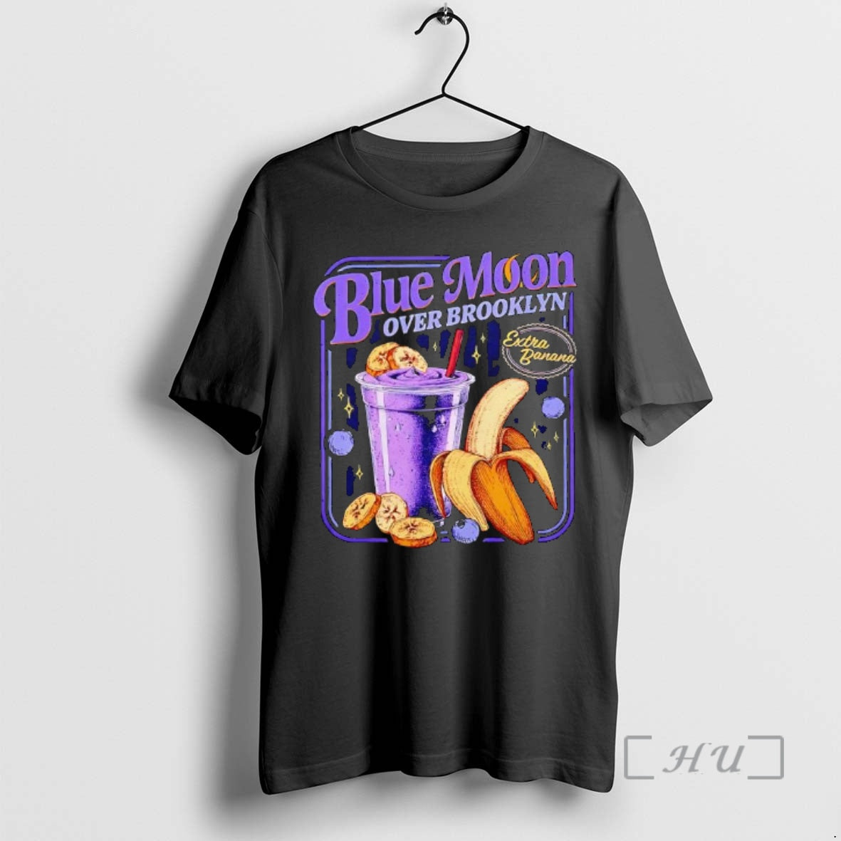 Officials Blue Moon Over Brooklyn Extra Banana Graphic T-Shirts, Hoodie, Sweatshirt | PrintMintTees.com