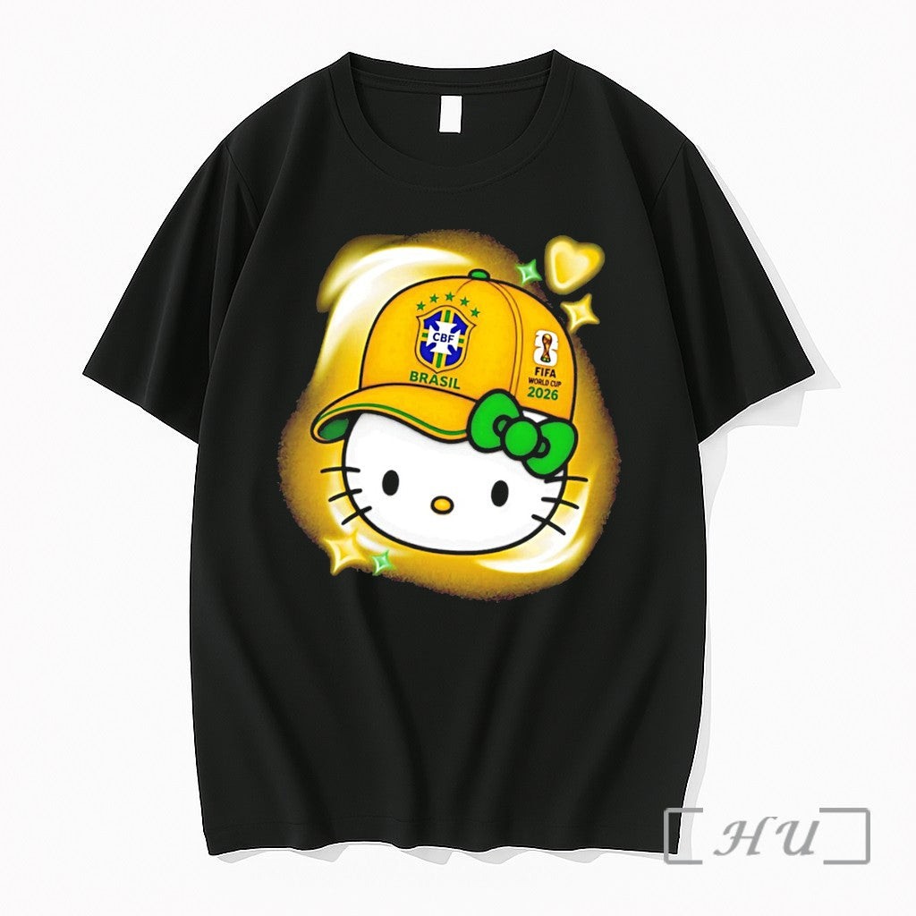 Officials Brazil X Hello Kirty World Cup 2026 Fifa Tee