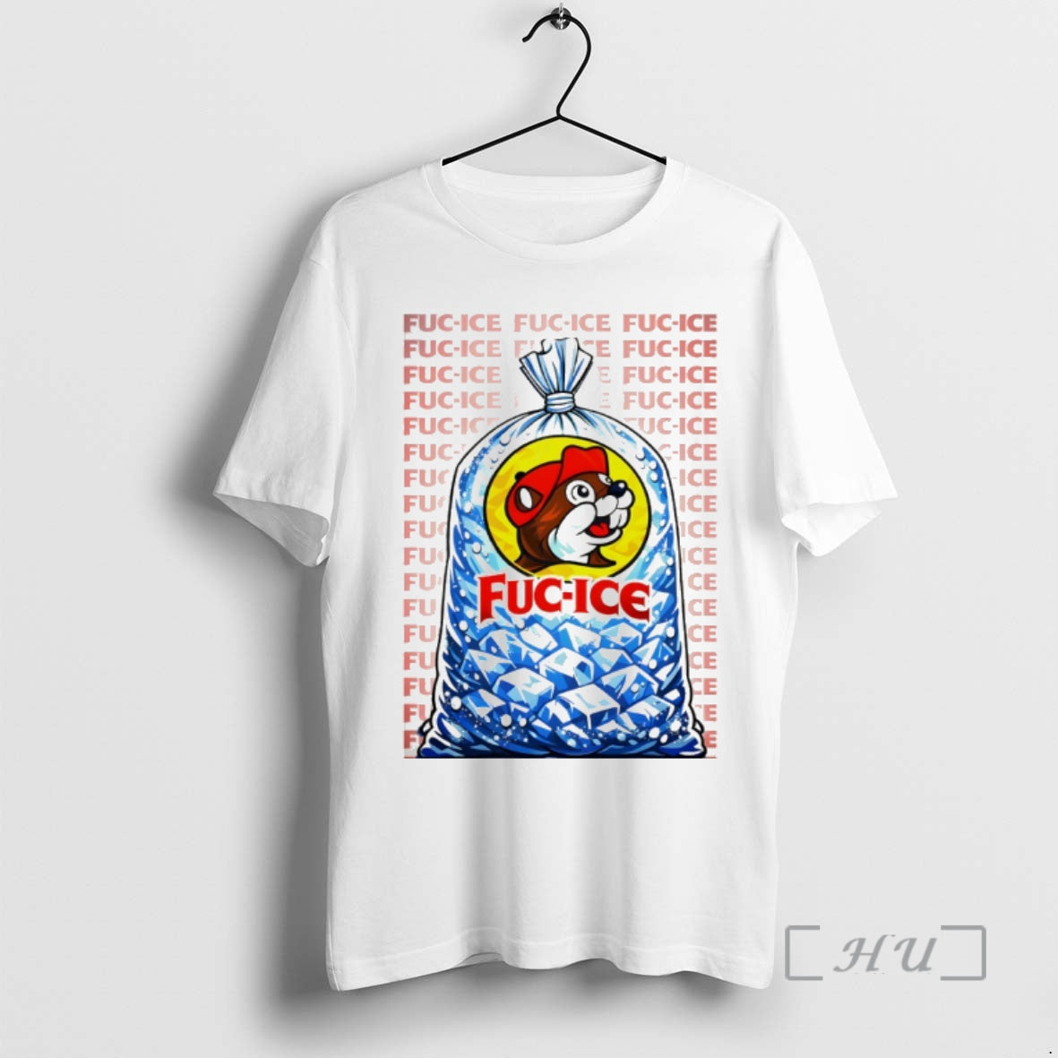 Officials Buc Ees Fuc Ice Anti Ice Parody Logo T-Shirts, Hoodie, Sweatshirt | PrintMintTees.com
