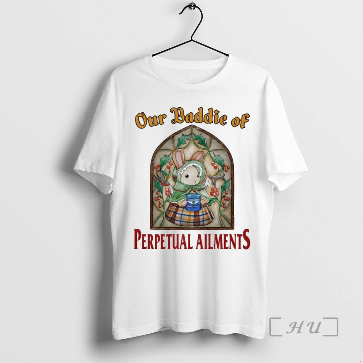 Officials Bunny Our Baddie Of Perpetual Ailments Circle T-Shirts, Hoodie, Sweatshirt | PrintMintTees.com