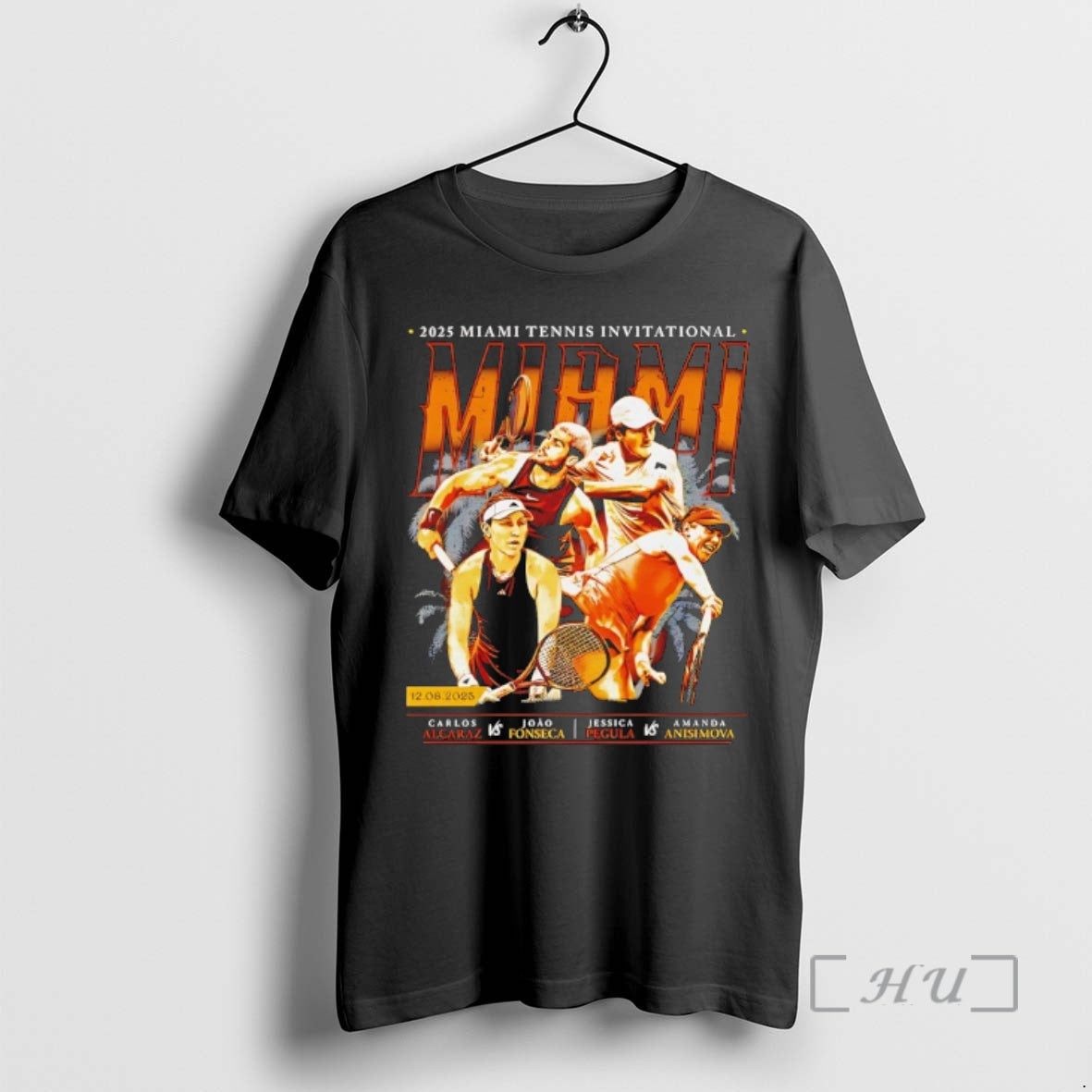 Officials Carlos Alcaraz Vs Joao Fonseca And Jessica Pegula Vs Amanda Anisimova 2025 Miami Tennis T-Shirts, Hoodie,...