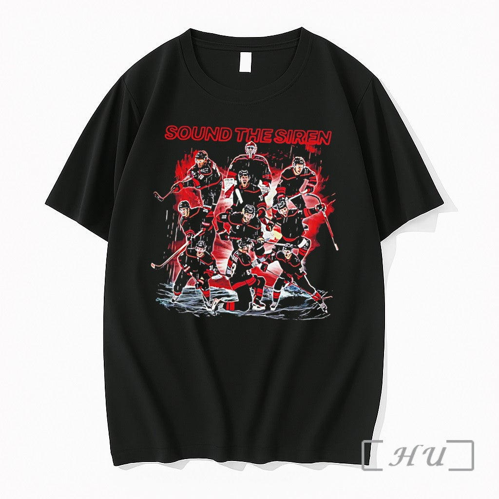 Officials Carolina Hockey Sound The Siren Collage Tee
