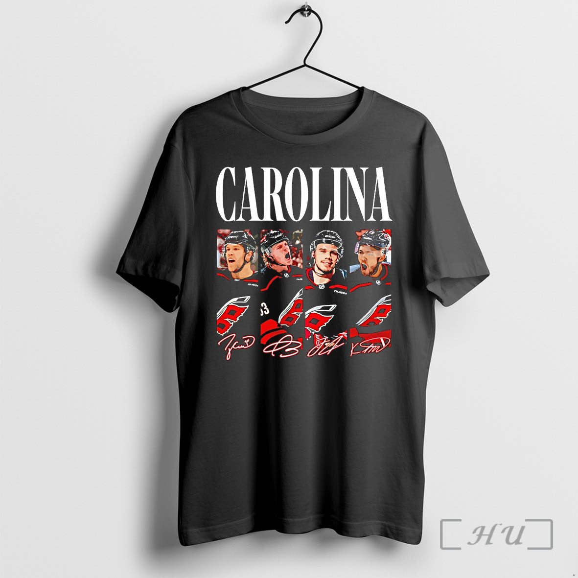 Officials Carolina Hurricanes Hockey Players Signature Carolina Team Logo Performance
