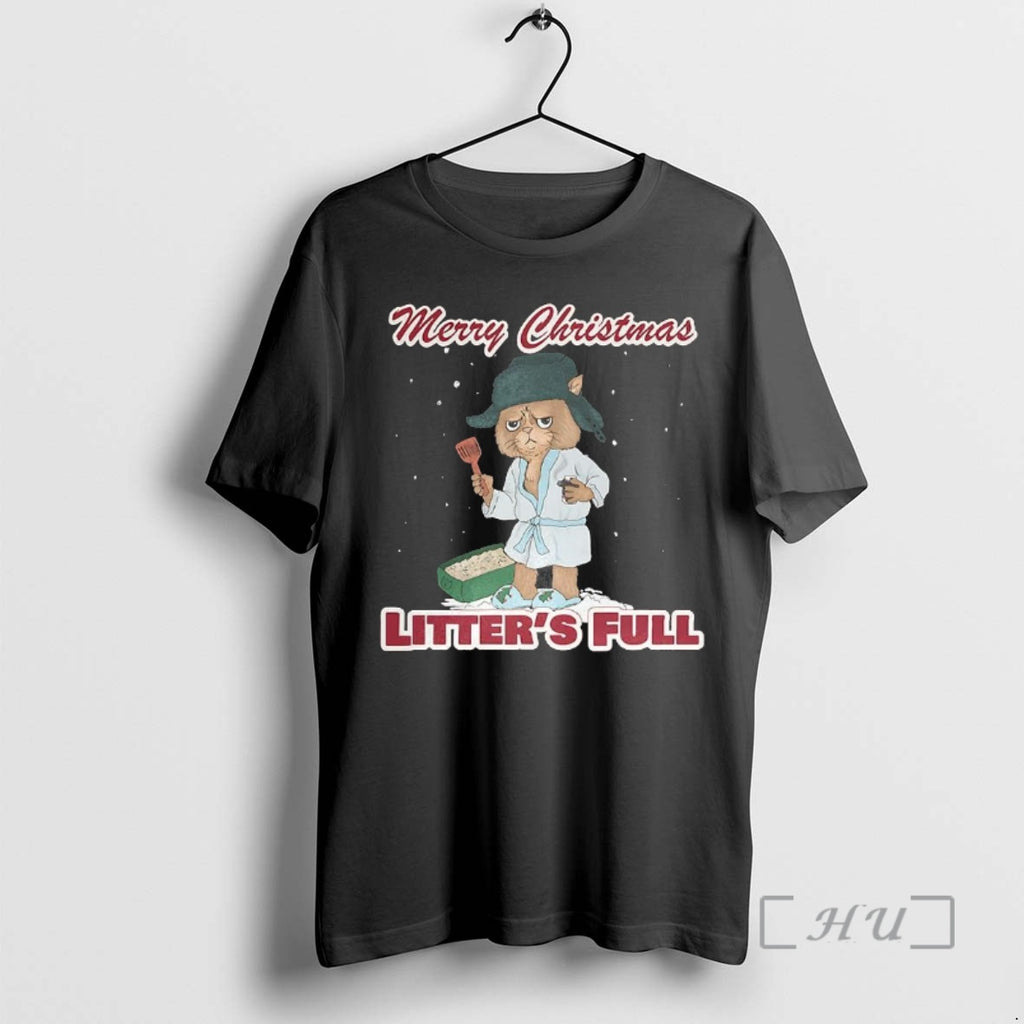 Officials Cat Scowled Litters Full Merry Christmas T-Shirts, Hoodie, Sweatshirt | PrintMintTees.com