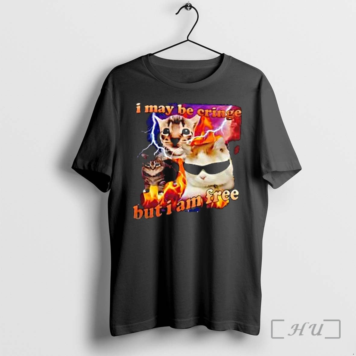 Officials Cats Meme I May Be Cringe But I Am Free Premium T Shirts Sweater