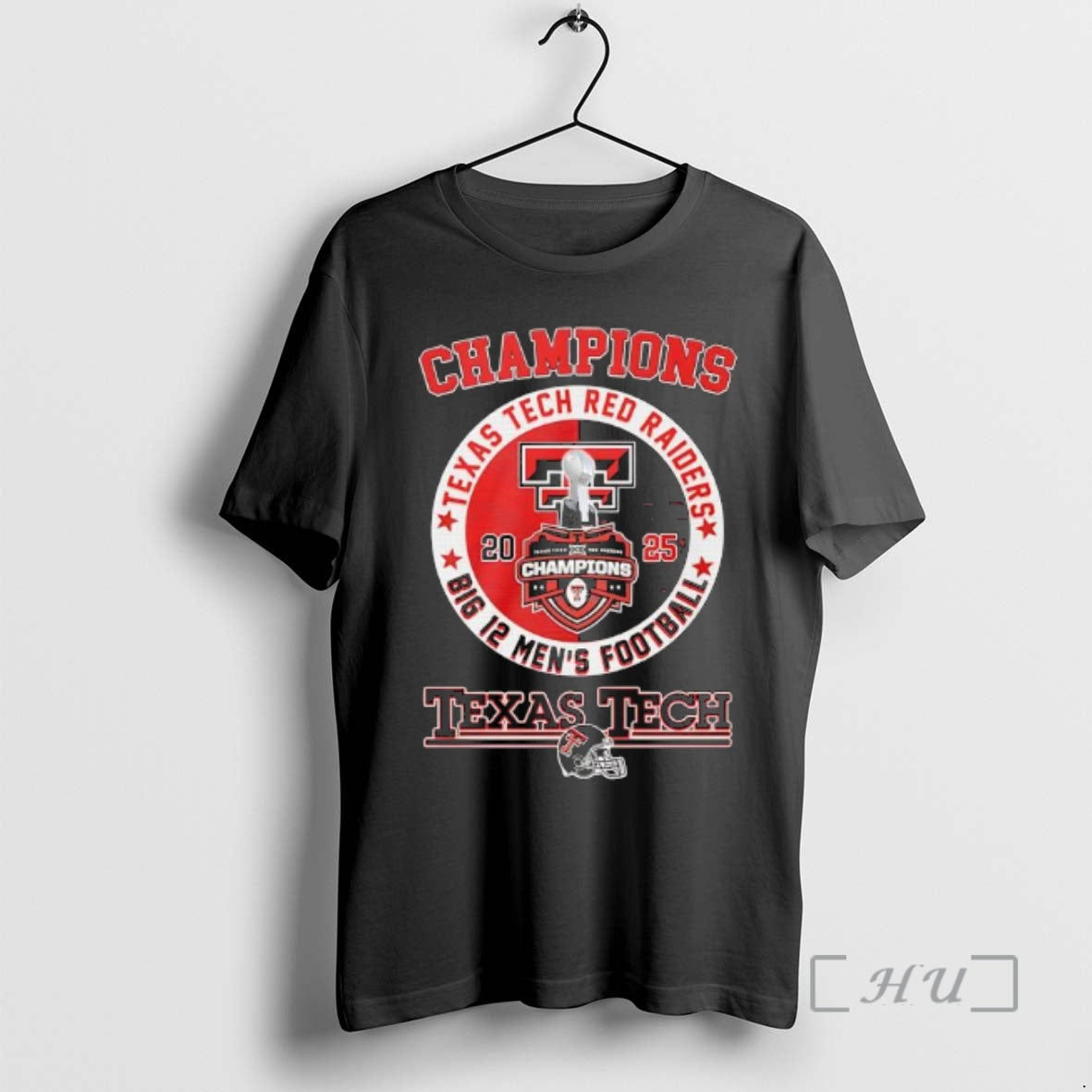 Officials Champions Texas Tech Red Raiders 2025 Big 12 Mens Football Logo Premium T Shirts Hoodie, Sweatshirt