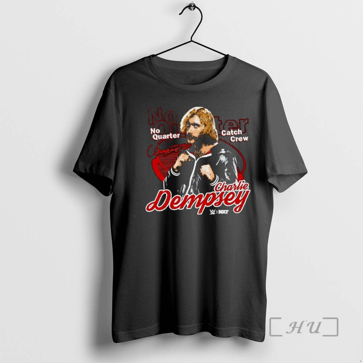 Officials Charlie Dempsey Grunge No Quarter Catch Crew Graphic Christmas T-Shirts, Hoodie, Sweatshirt | PrintMintTees.com