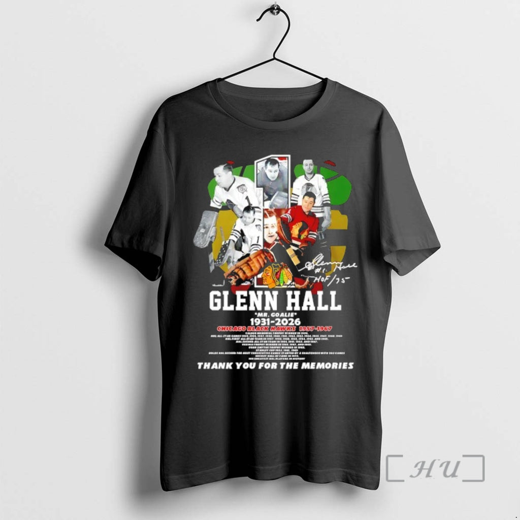 Officials Chicago Black Hawks Glenn Hall Mr T-Shirts, Hoodie, Sweatshirt | PrintMintTees.com