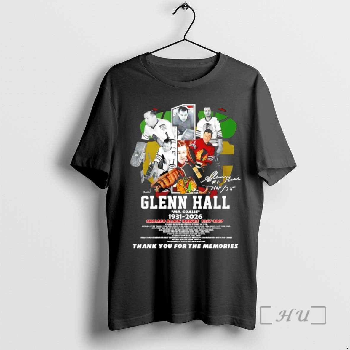 Officials Chicago Black Hawks Glenn Hall Mr T-Shirts, Hoodie, Sweatshirt | PrintMintTees.com