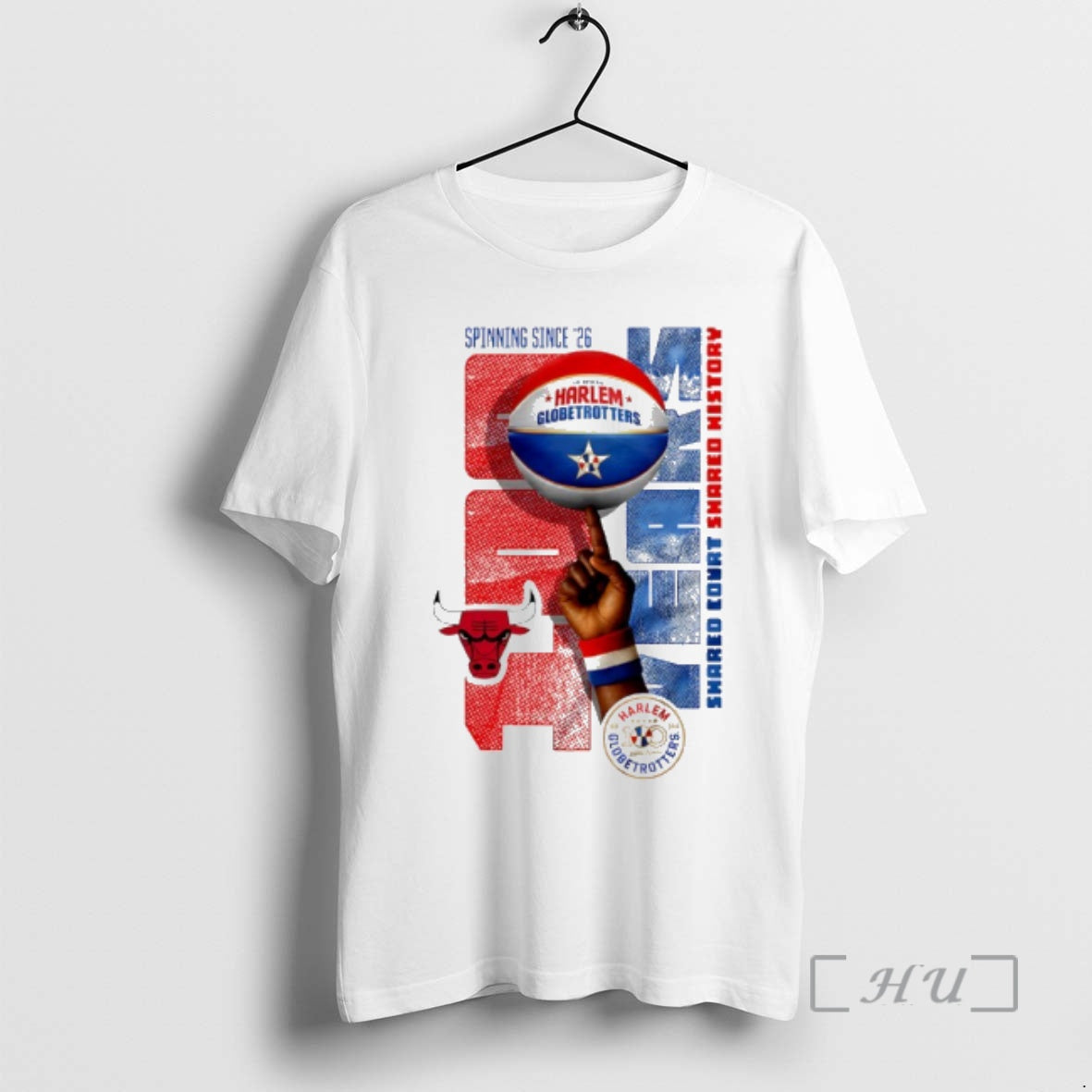 Officials Chicago Bulls X Harlem Globetrotters Spinning Since 26 T-Shirts, Hoodie, Sweatshirt | PrintMintTees.com