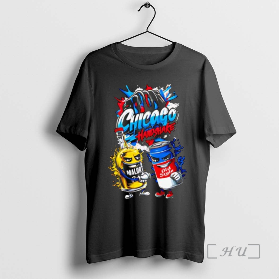 Officials Chicago Handshake Malort Chicago Old Style T-Shirts, Hoodie, Sweatshirt | PrintMintTees.com