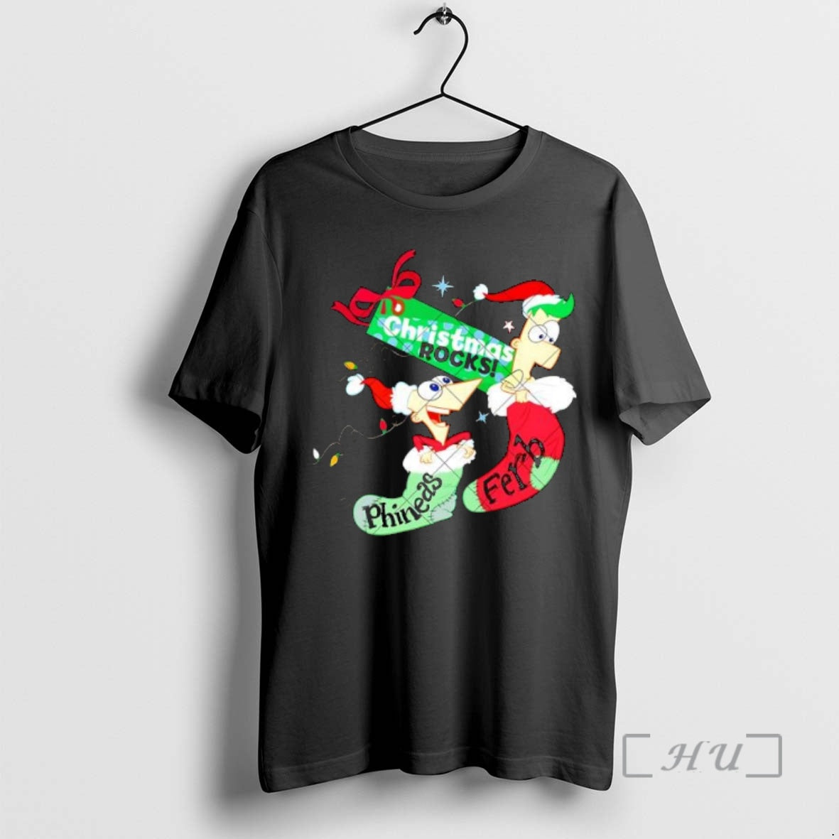 Officials Christmas Rocks Phineas And Ferb T-Shirts, Hoodie, Sweatshirt | PrintMintTees.com