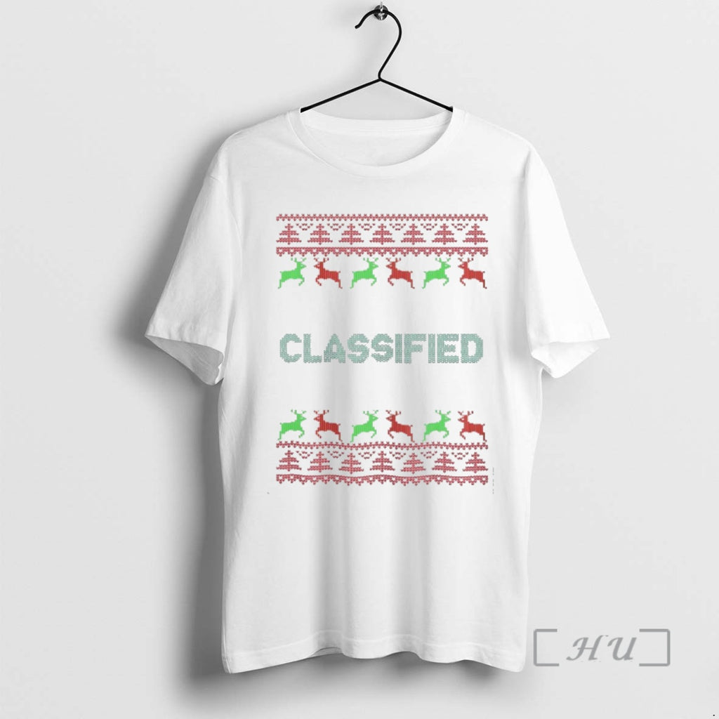 Officials Classified 2025 Ugly Christmas T-Shirts, Hoodie, Sweatshirt | PrintMintTees.com