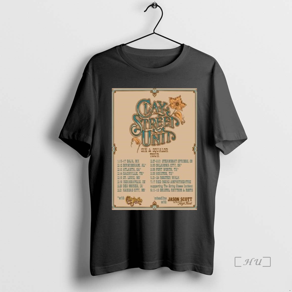 Officials Clay Street Unit Sin Squalor Tour 2026 Long Sleve T-Shirts, Hoodie, Sweatshirt | PrintMintTees.com