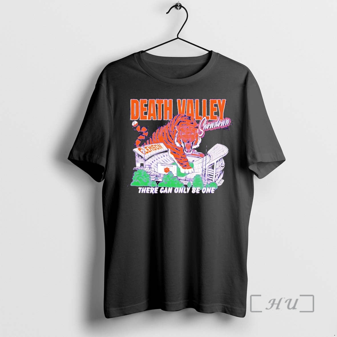 Officials Clemson Tigers Death Valley Showdown There Can Only Be One Premium T Shirts Sweater Hoodie, Sweatshirt
