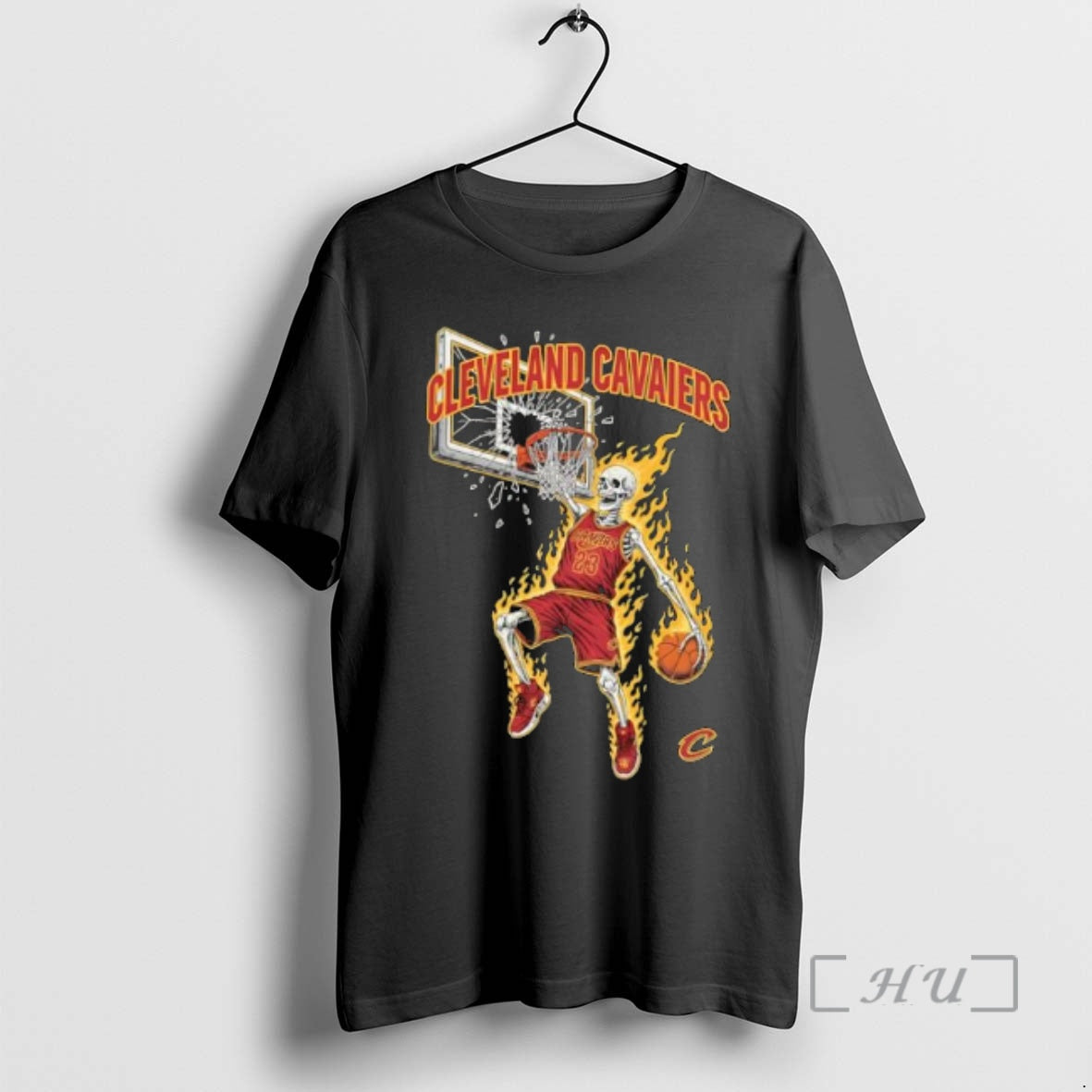 Officials Cleveland Cavaliers Mens Basketball Skeleton Player Fire T-Shirts, Hoodie, Sweatshirt | PrintMintTees.com