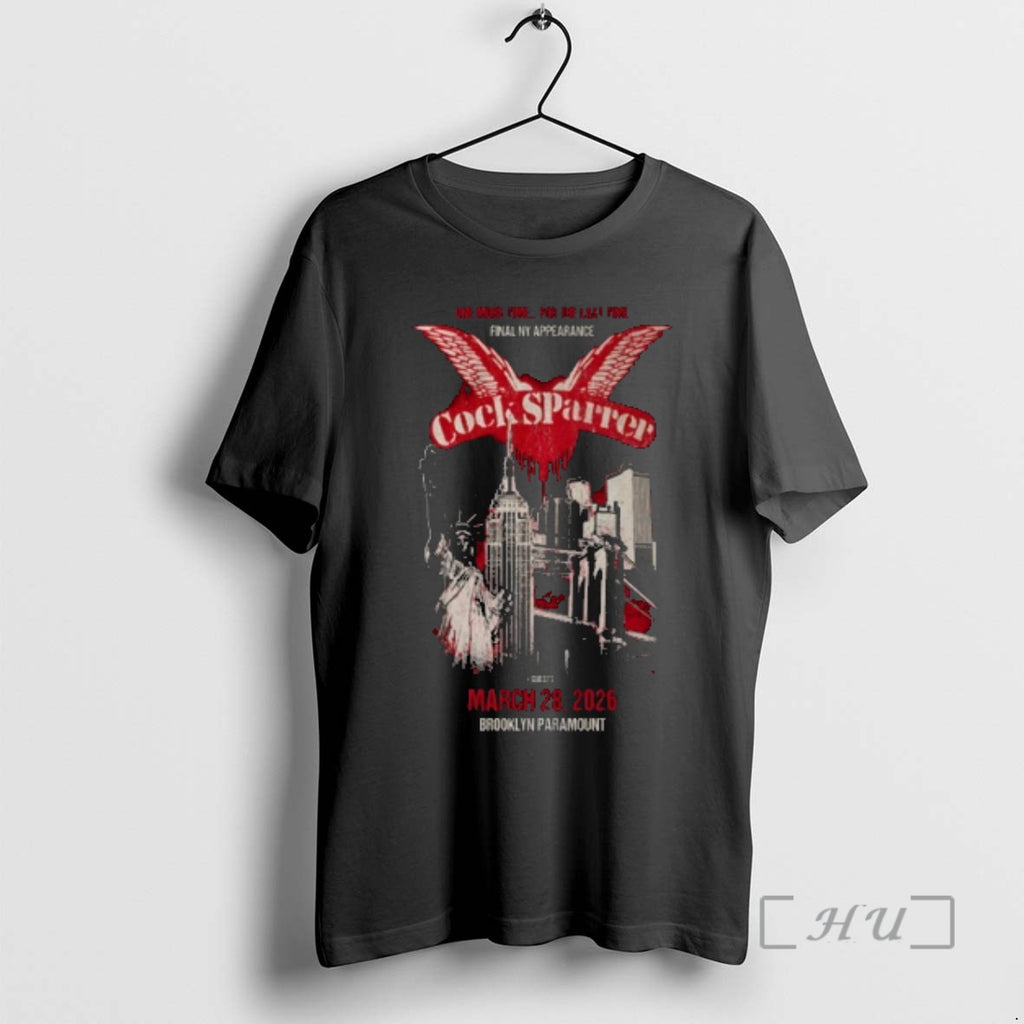 Officials Cock Sparrer Event Brooklyn Ny On Mar 28 2026 T-Shirts, Hoodie, Sweatshirt | PrintMintTees.com