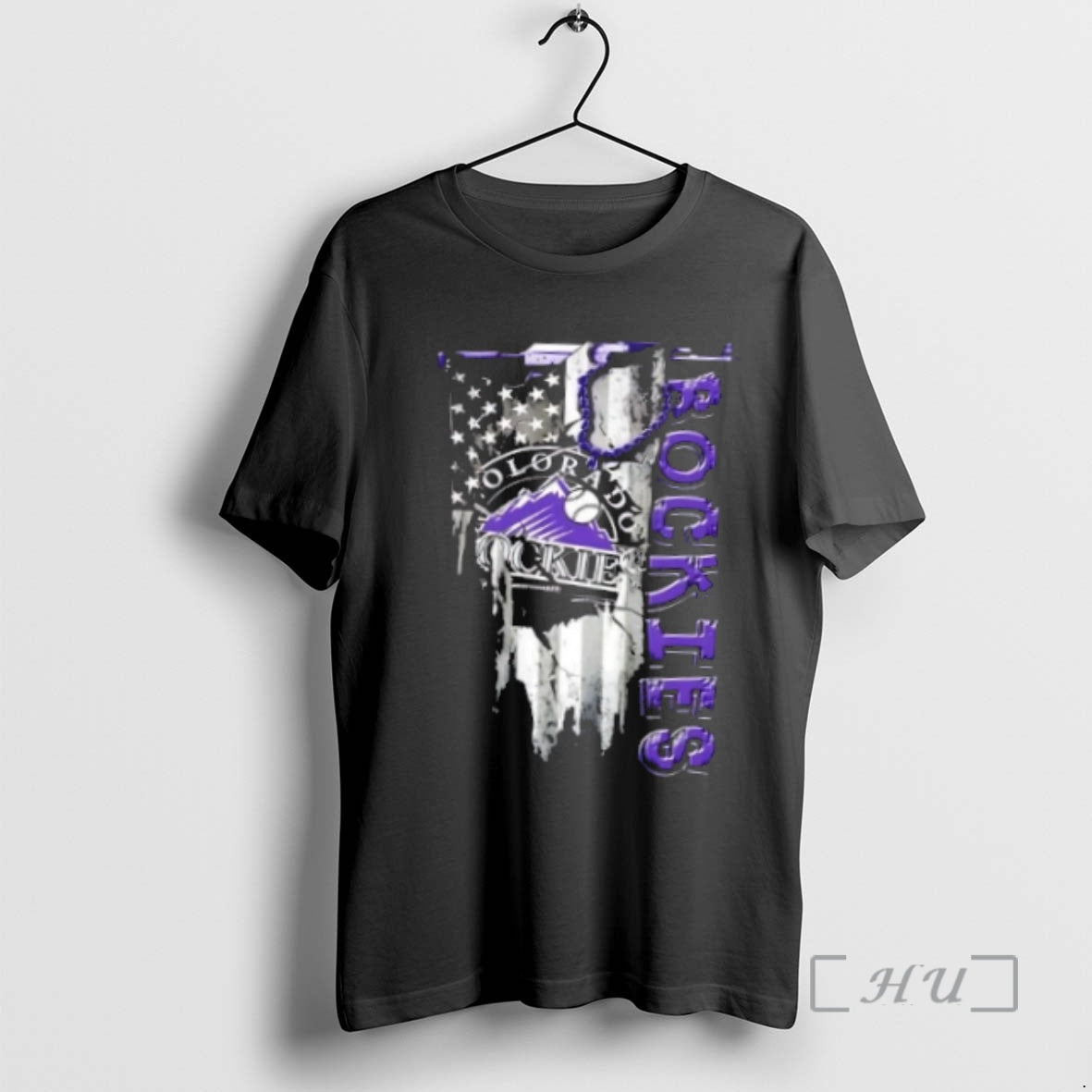 Officials Colorado Rockies Baseball Battle Shattered Usa Flag Rip Design T-Shirts, Hoodie, Sweatshirt | PrintMintTees.com
