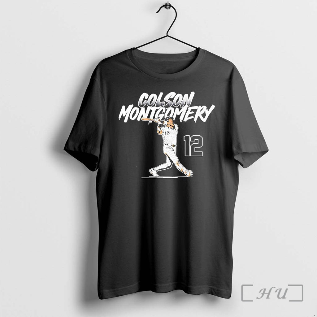 Officials Colson Montgomery Chicago White Sox Mlb Player 12 Sluggish Swing Premium T Shirts Sweater