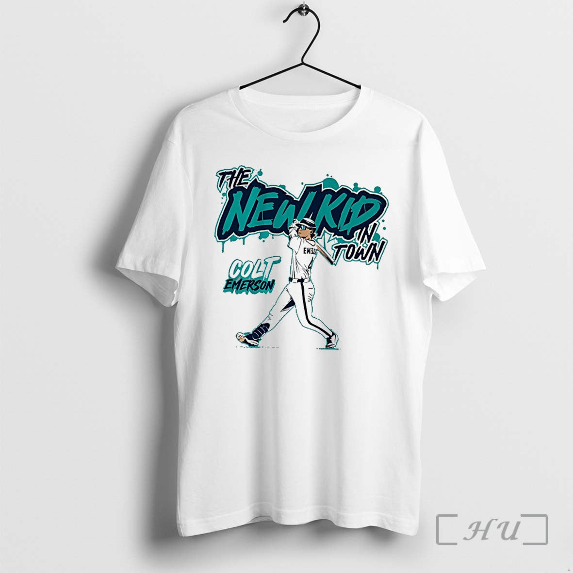 Officials Colt Emerson Seattle Mariners The New Kid In Town Tee Premium T Shirts Sweater