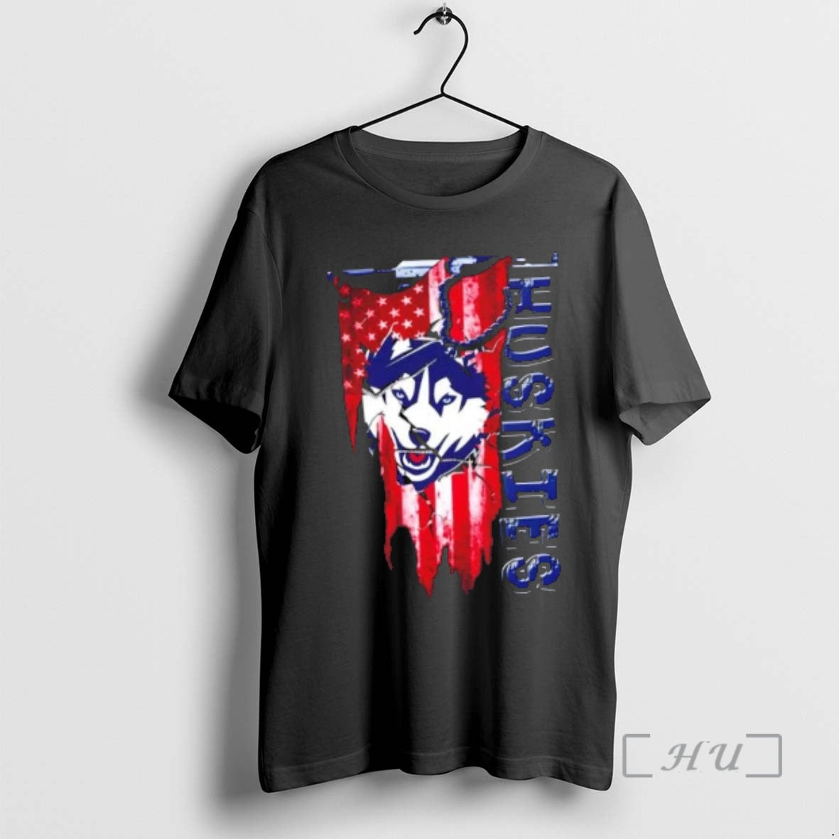 Officials Connecticut Huskies Football Battle Shattered Usa Flag Rip Design T-Shirts, Hoodie, Sweatshirt | PrintMintTees.com