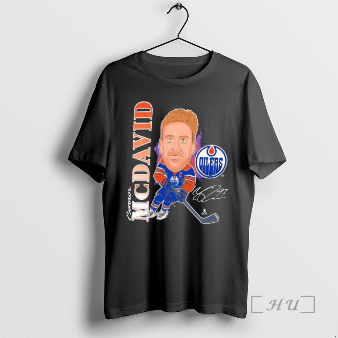 Officials Connor Mcdavid Edmonton Oilers Player Action Signature T-Shirts, Hoodie, Sweatshirt | PrintMintTees.com