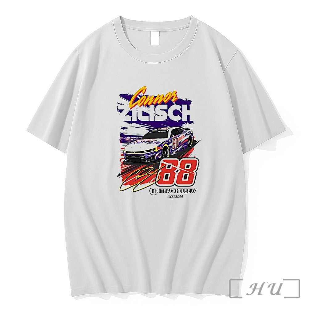 Officials Connor Zilisch Trackhouse Racing 88 Nascar Chevrolet Racing Car Signature Premium T Shirts Sweater