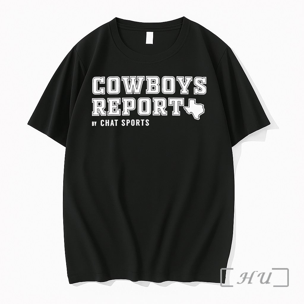 Officials Cowboys Report By Chat Sports Dallas Cowboys Football Texas Map Premium T Shirts Sweater