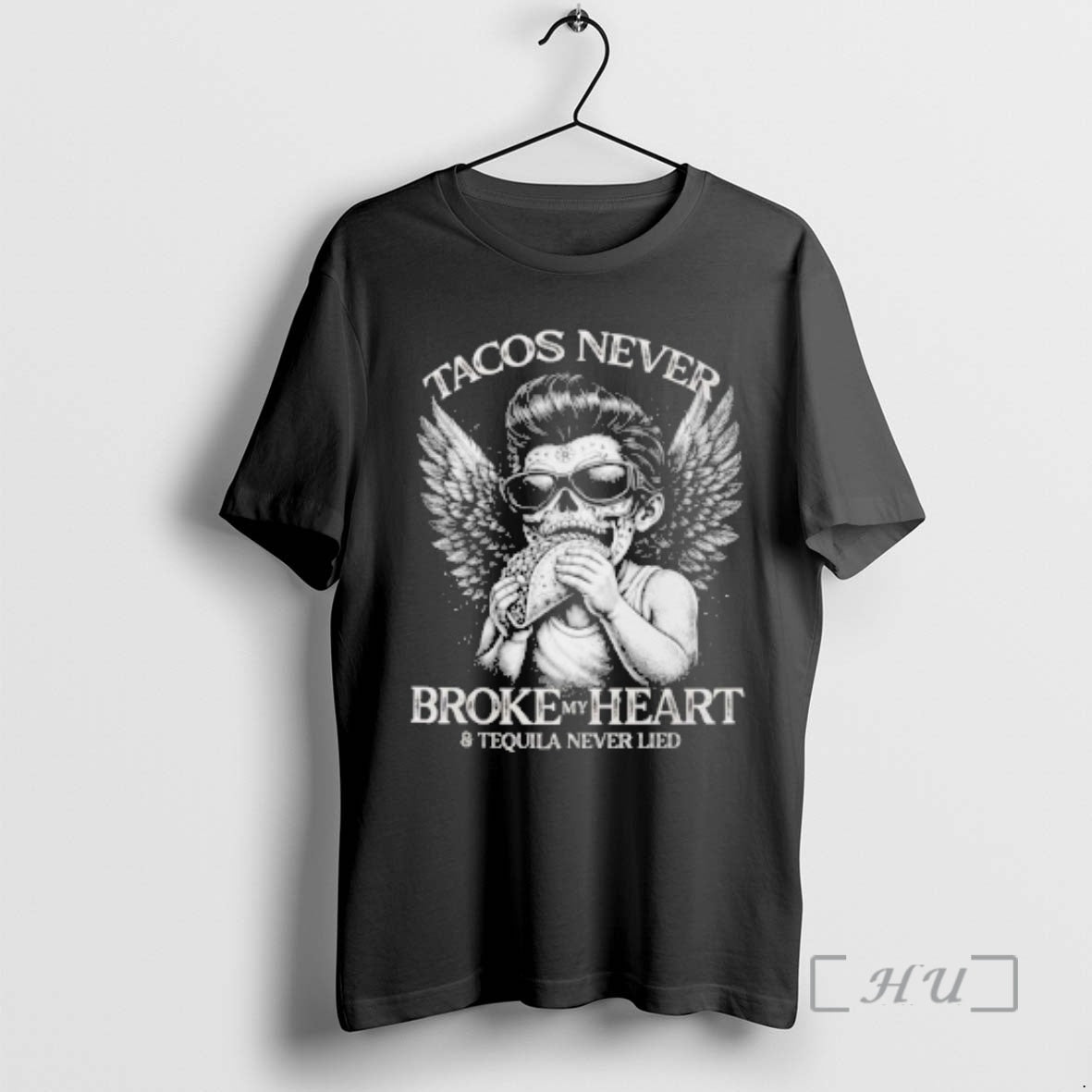 Officials Cupid Tacos Never Broke My Heart T-Shirts, Hoodie, Sweatshirt | PrintMintTees.com