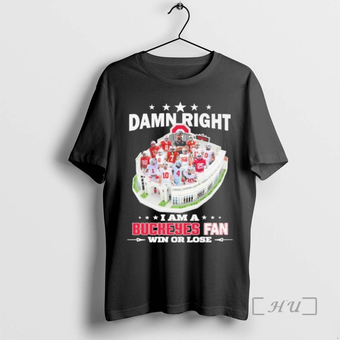 Officials Damn Right I Am A Buckeyes Fan Win Or Lose Premium T Shirts Sweater Hoodie, Sweatshirt | PrintMintTees.com
