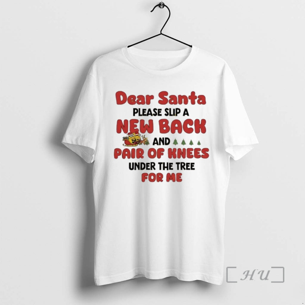 Officials Dear Santa Please Ship A New Back And Pair Of Knees Under The Tree T-Shirts, Hoodie, Sweatshirt | PrintMintTees.com