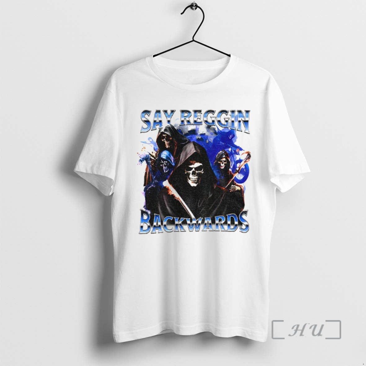 Officials Death Say Reggin Backwards Graphic T-Shirts, Hoodie, Sweatshirt | PrintMintTees.com
