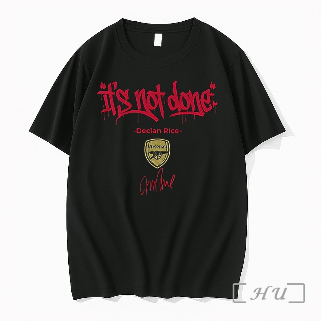 Officials Declan Rice Its Not Done Arsenal Fc Champions 25 26 Signature Premium T Shirts